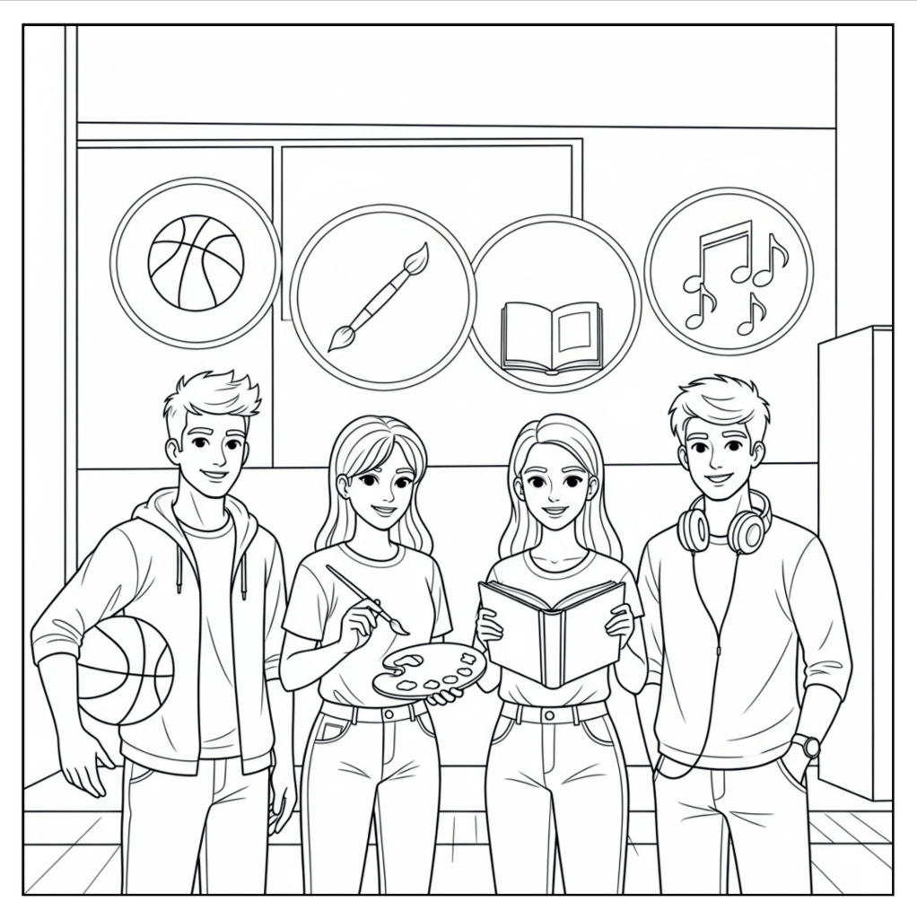 This Sketch the Shift coloring book and journal - Image 4