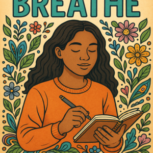 Sketch the Shift: Breathe is a calming coloring book