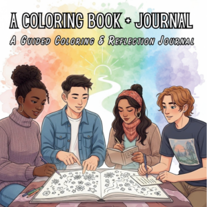 This Sketch the Shift coloring book and journal