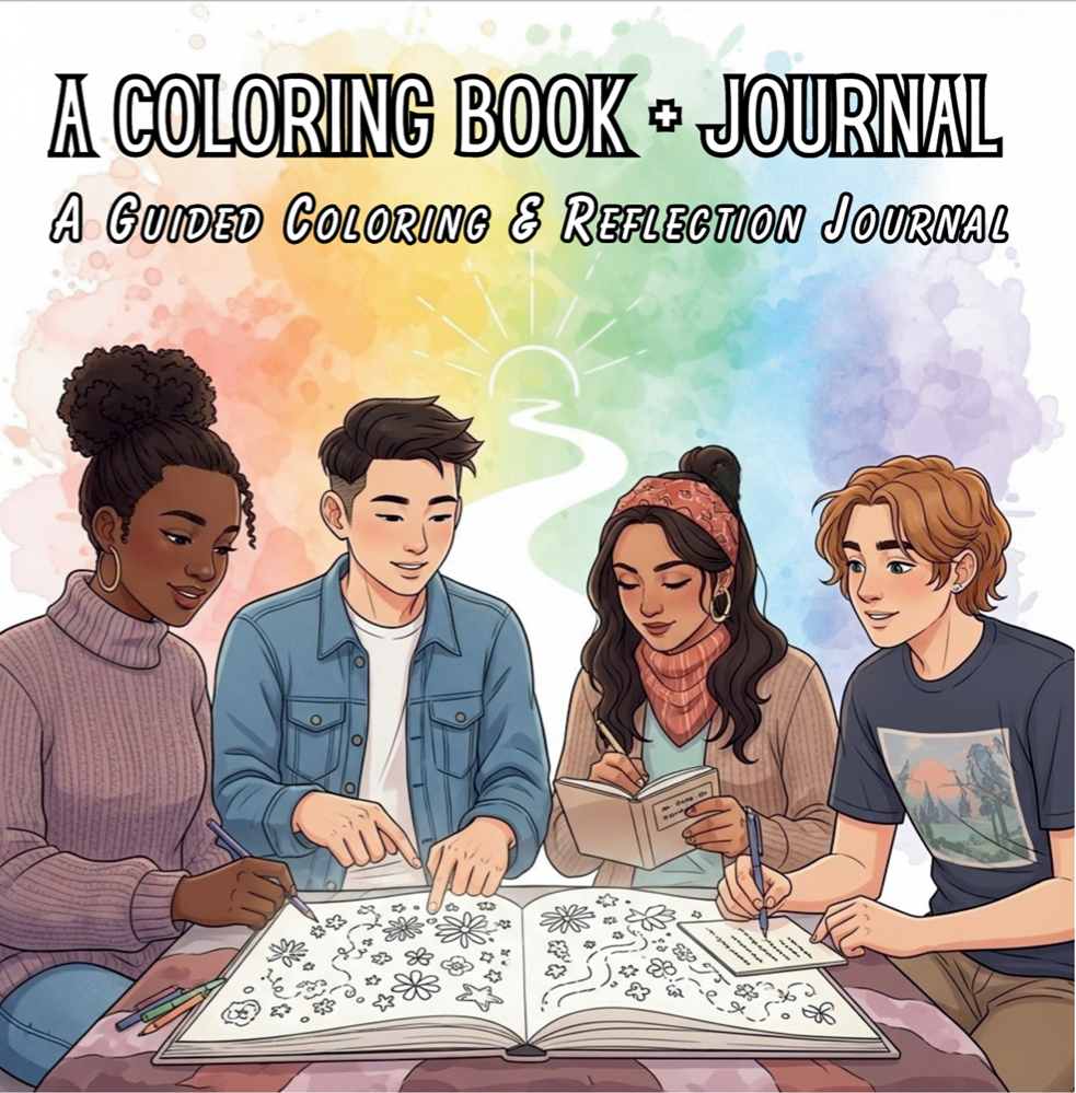 This Sketch the Shift coloring book and journal